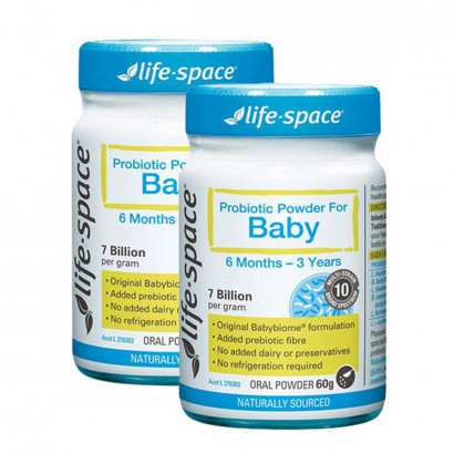 [2 가격] Life Space Australia 6 개월-3 세아기생균제분말 60g 해외버전