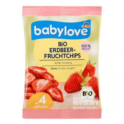 [2 건 ] Babylove 독일유기농건조딸기슬라이스 4 세이상해외판