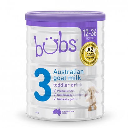 Bubs 호주유아용산유분유 3 단계 (1-3 세) 800g * 6 캔호주현지표준
