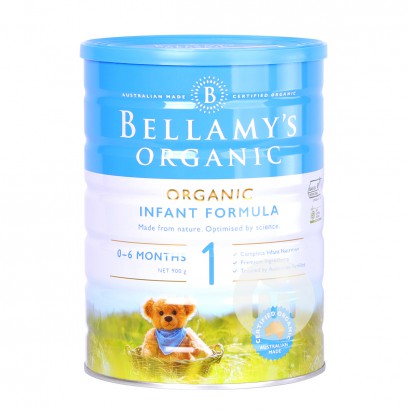 BELLAMY S 호주유기농베이비밀크파우더 1 단계 900g * 3 캔호주현지표준