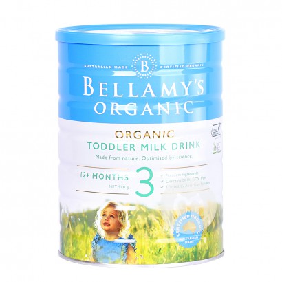 BELLAMY S 호주유기농베이비밀크파우더 3 단계 900g * 3 캔호주현지표준