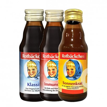 [3 팩] Rotbackchen 독일유아용철보충제비타민 C 보충제 + 아연보충제비타민 C 보충제 + 칼슘보충제비타민 D 보충제해외판