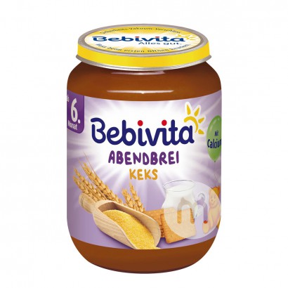 Bebivita 독일우유과자저녁밀가루반죽이 6개월이상 190g*6 해외판