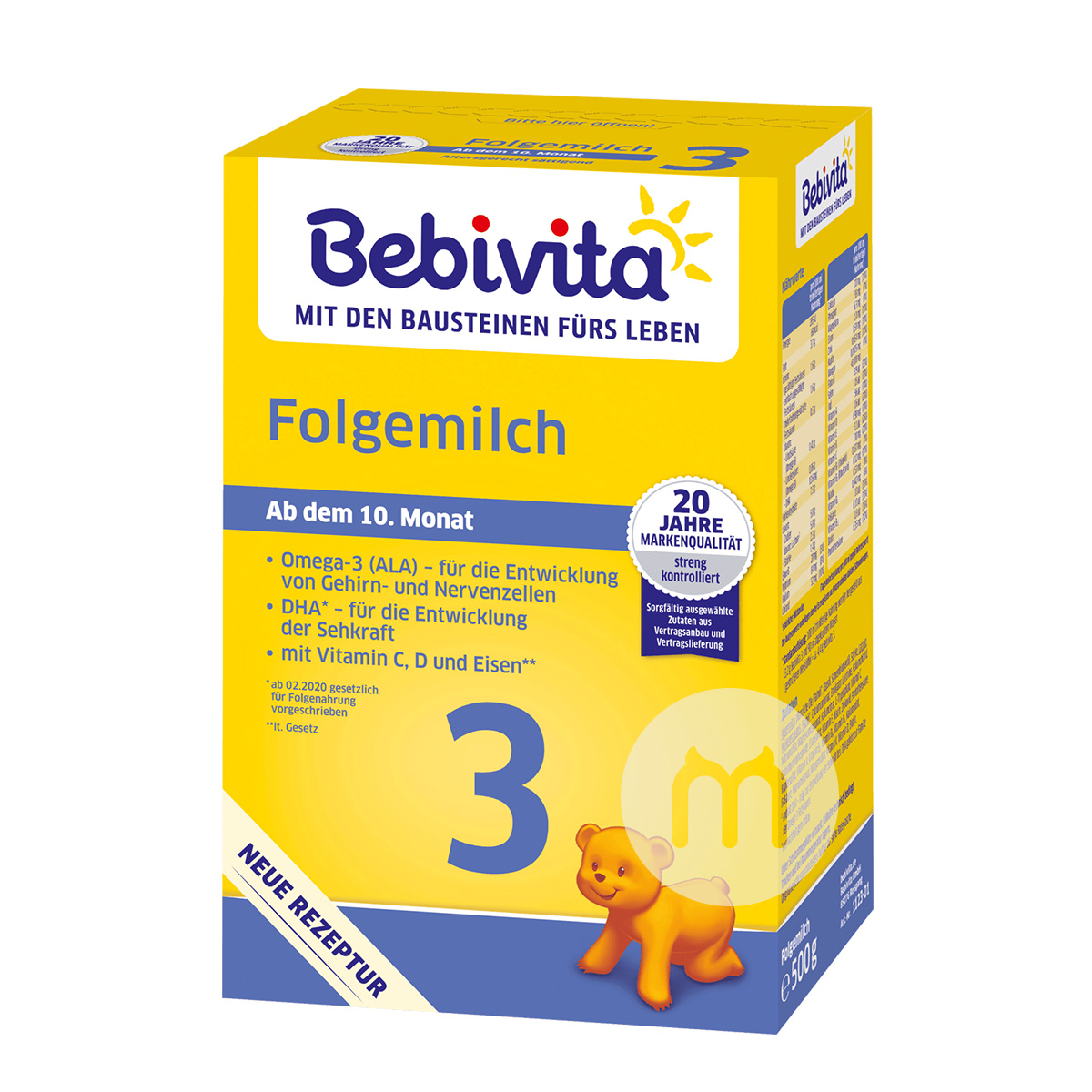 Bebivita 독일분유 3 단계 500g * 4 해외버전