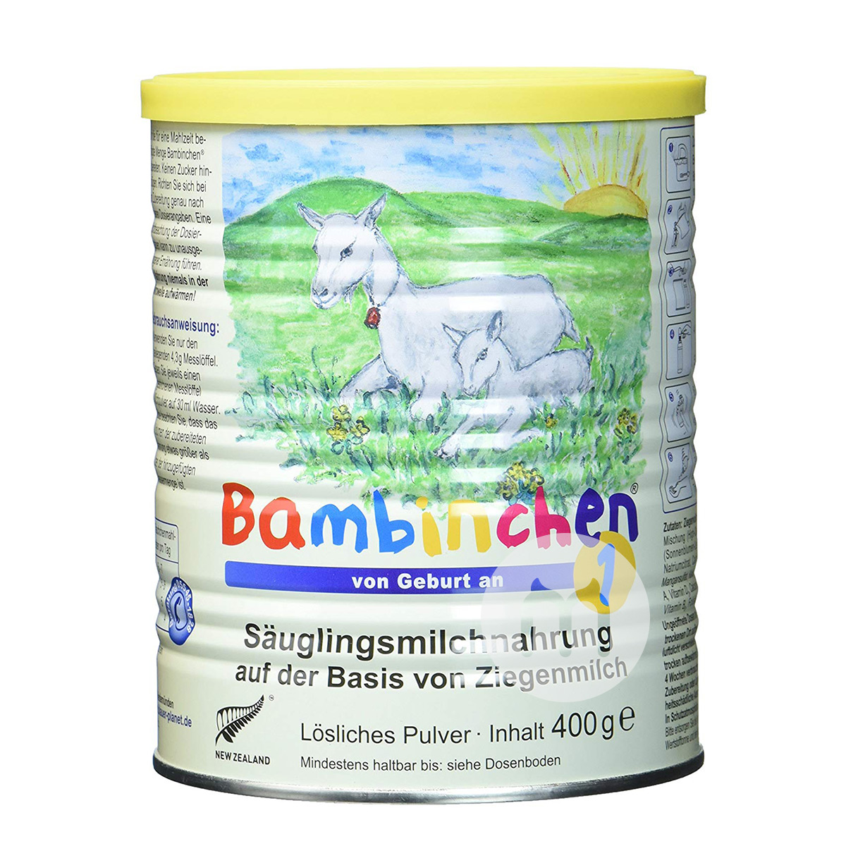 Bambinchen 독일블루플래닛염소분유 1 단계 * 6 해외버...