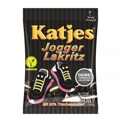 Katjes 독일블랙스포츠신발모양감초젤리 200g * 4 해외버...