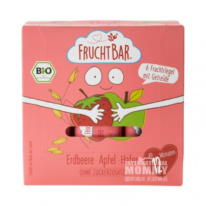 [2 조각] FRUCHTBAR 독일유기농딸기애플오트밀과일바해외버...