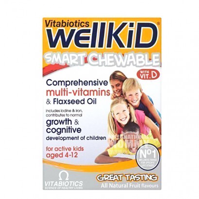 Vitabiotics 영국스마트츄어블정제 4-12 세해외판