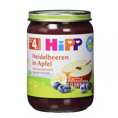 [6 개] HiPP 독일유기과민한들쭉 Apple Puree 해외버전