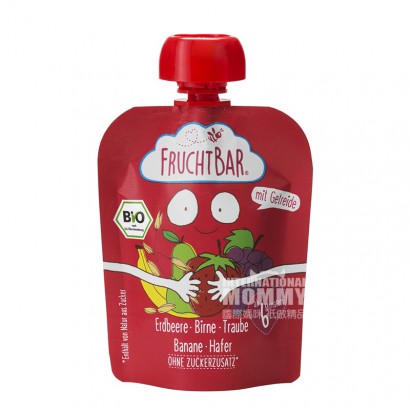 FRUCHTBAR 독일 FRUCHTBAR 유기농딸기배오트밀머드락락 6 개월이상 100g * 8 해외버전