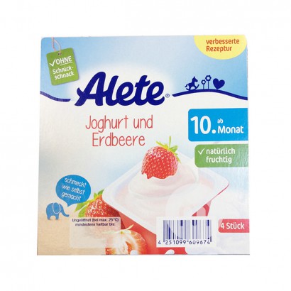 Nestle 독일 Alete 시리즈딸기요구르트컵 400 g 해외버전
