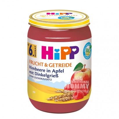 [4 개] HiPP 독일유기농사과산딸기양질의거친밀가루혼합 6 개...