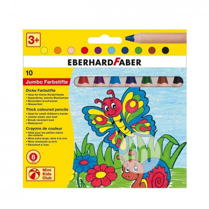 EBERHARD FABER 독일어린이색연필 10 pc 해외판