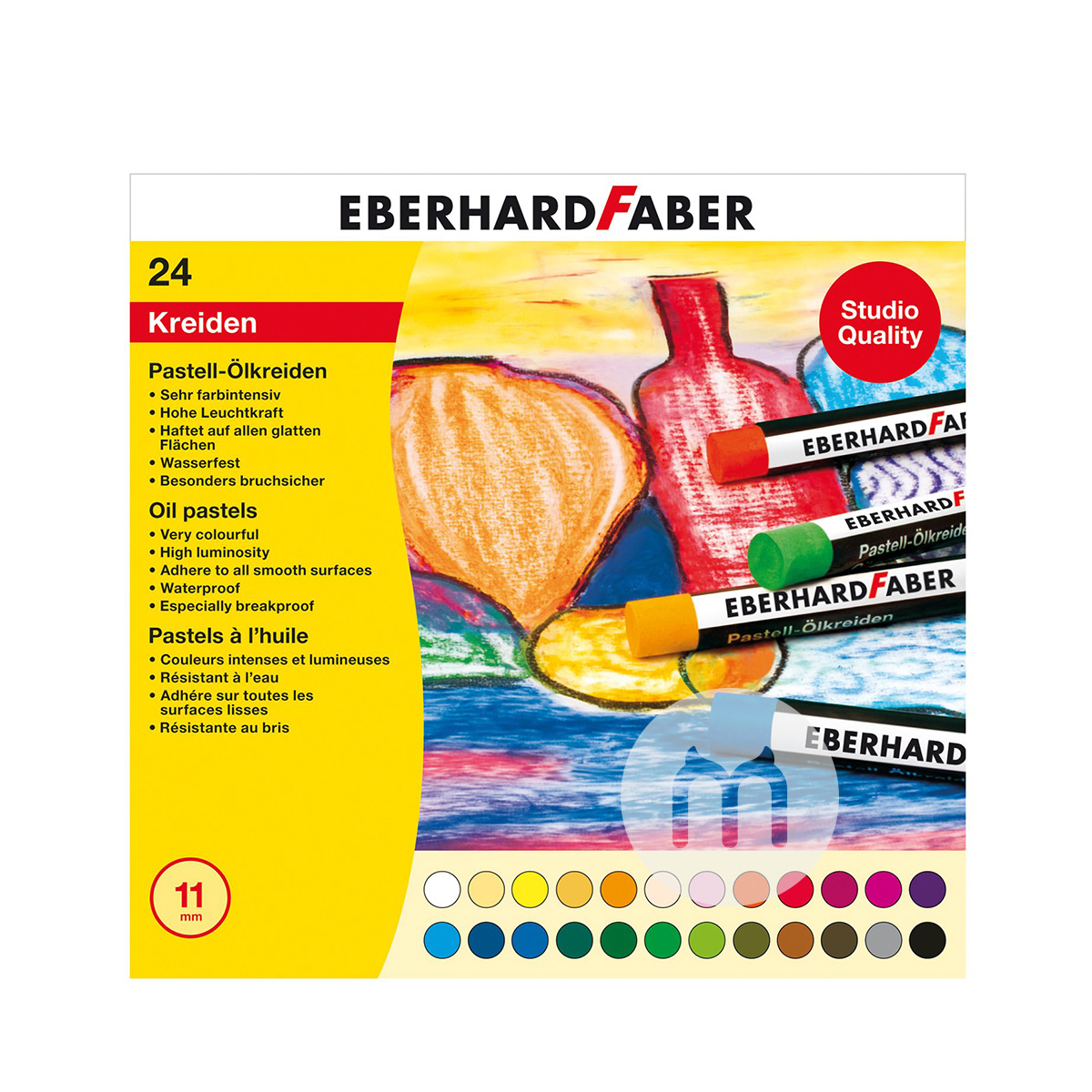 EBERHARD FABER 독일어린이컬러오일파스텔 24 개해외판