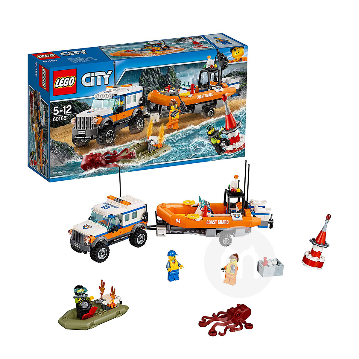 LEGO 덴마크시티시리즈 SUV 구명정 60165 해외판