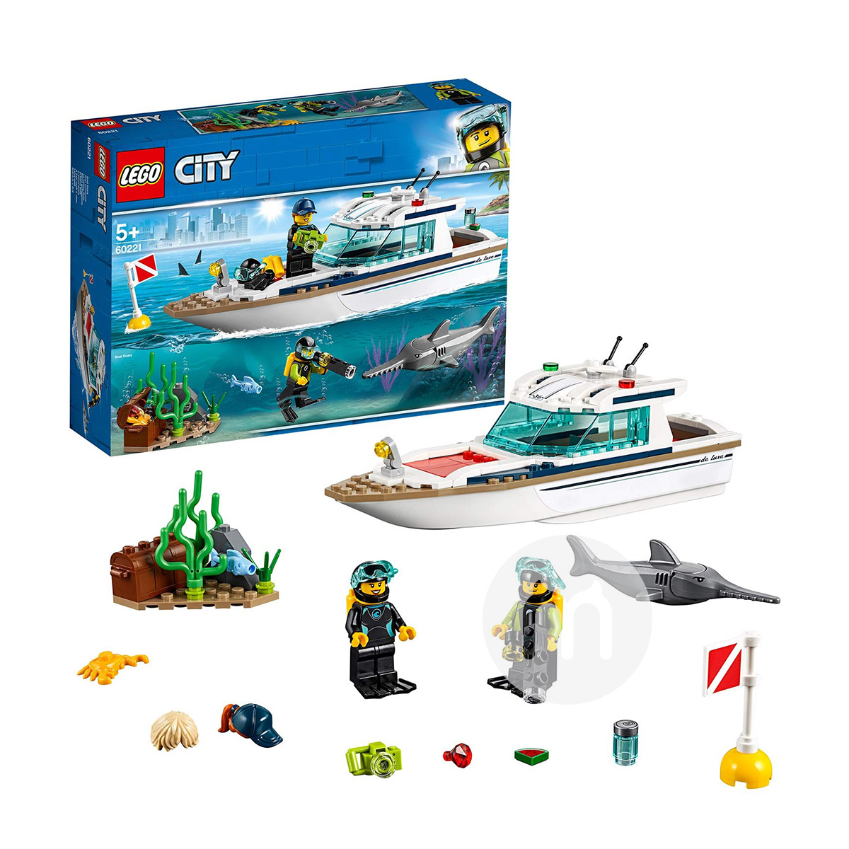 LEGO 덴마크시티시리즈다이브요트 60221 해외판