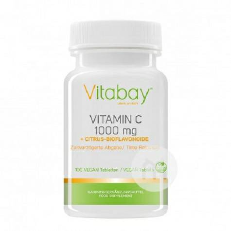Vitabay 독일비타민 C + 바이오플라보노이드 100 정제해...