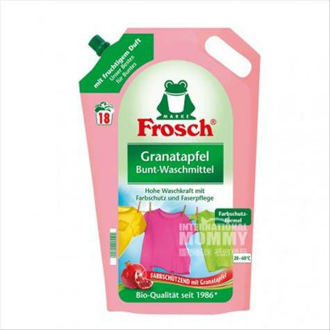 Frosch 독일작은개구리석류색의류세탁세제 1.8L 해외버전