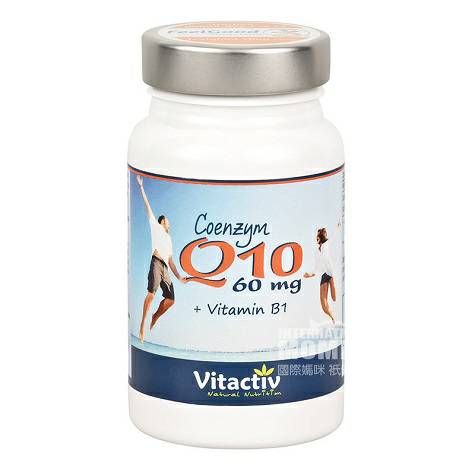 Vitactiv 독일 Coenzyme Q10 + 비타민 B1 캡...
