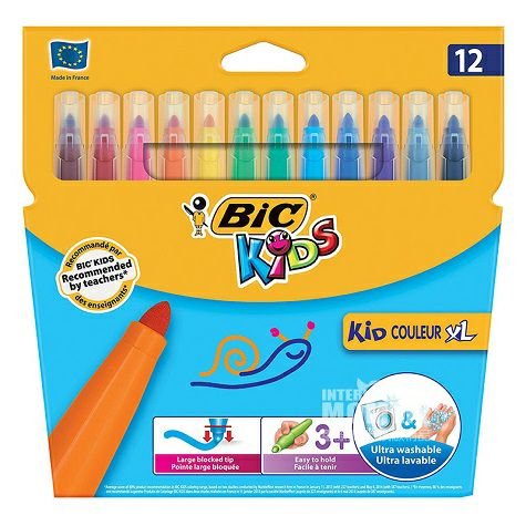 BIC KIDS 프랑스무독무미아이낙서 12 색물감펜 3 세이상해...