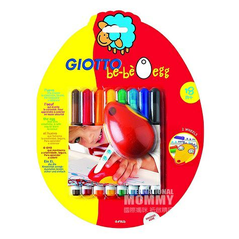 GIOTO 이탈리아 GIOTTO 어린이무독 8 색채화연필띠알펜홀더해외버전