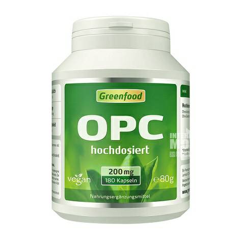 Greenfood 네덜란드 OPC 포도씨캡슐해외버전