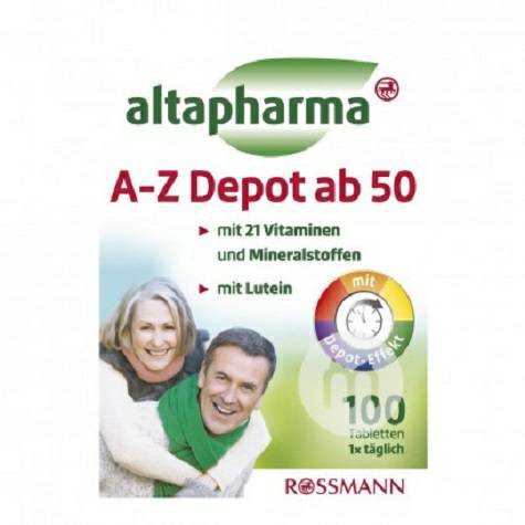 Altapharma 독일 Altapharma 종합비타민정제 50 세이상해외판