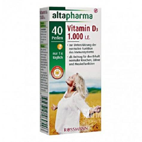 Altapharma 독일 Altapharma 비타민 D3 캡슐해...
