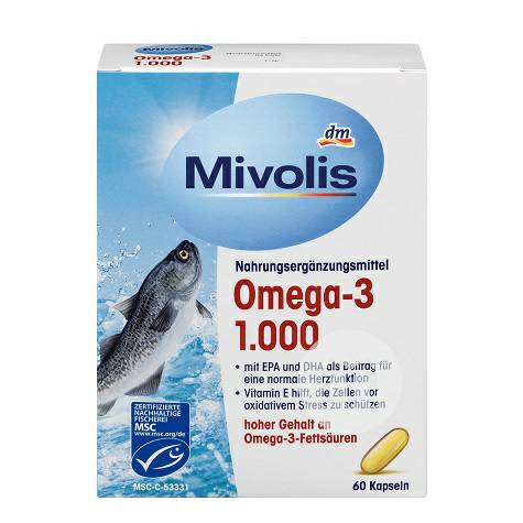 Mivolis 독일 Mivolis Omega 3 심해어유캡슐해외버전