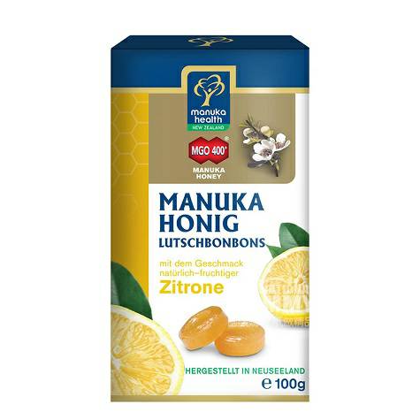 Manuka health 뉴질랜드활성맥루카레몬꿀사탕 MGO 400 해외버전