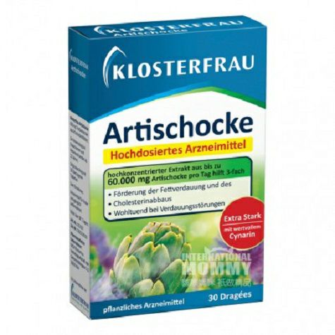 KLOSTERFRAU 독일 KLOSTERFRAU 아티초크는심혈관지속방출정제를해외버전으로보호합니다