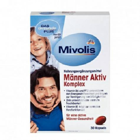 Mivolis 독일 Mivolis 남성프리임신종합비타민캡슐해외판
