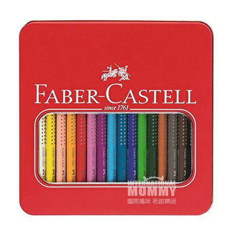 FABER－CASTELL 독일 16 색금속상자색연필해외판