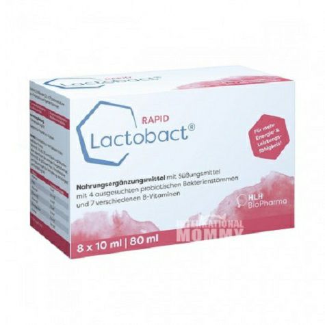 Lactobact 독일 Lactobact 네집중된활성프로바이오틱영양보충제해외판