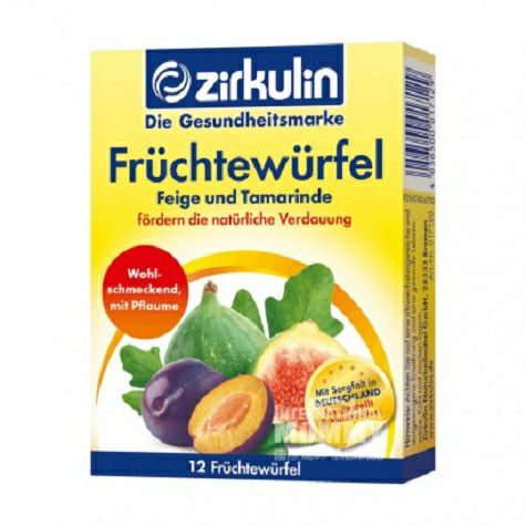 Zirkulin 독일 Zirkulin 식물과일큐브젤리 12 해외판