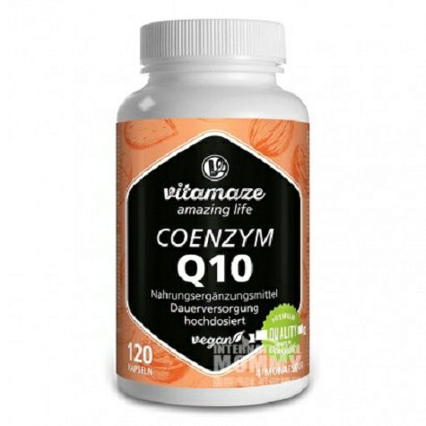 Vitamaze Amazing Life 굉장한생활독일인발코엔자임 Q10는 120의캡슐해외버전을요약합니다