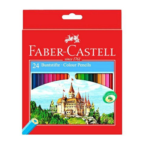FABER-CASTELL 파버카스텔 24 컬러수용성컬러연필해외판