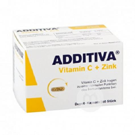 Additiva 독일비타민 C + 아연캡슐 80 해외버전