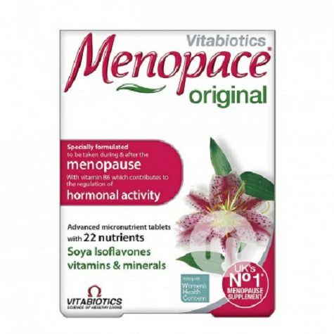 Vitabiotics Menopace 여자,성적인폐경기영양소정제해외버전