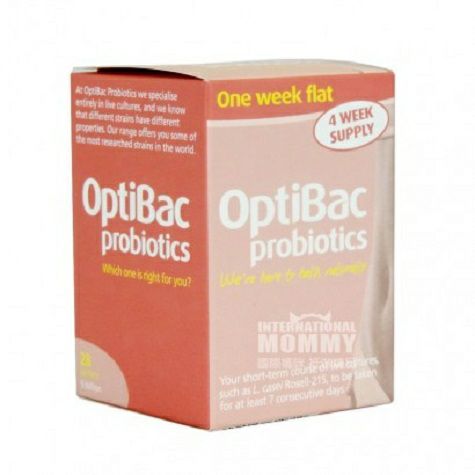 OptiBac probiotics 영국플랫배꼽프로바이오틱 28 ...