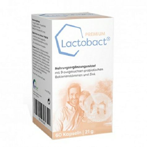 Lactobact 독일성인임산부유기집중된프로바이오틱캡슐해외버전