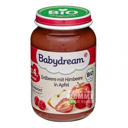 Babydream 독일 Babydream 유기농딸기애플라즈베리머드 4 개월이상 * 6 해외버전