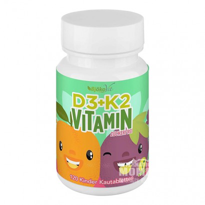 BjokoVit 독일 BjokoVit 비타민 D3 + K2 씹을수있는정제해외버전