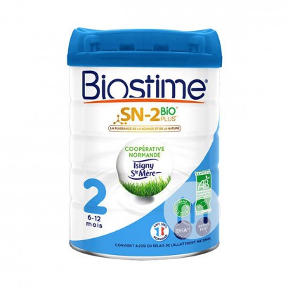 Biostime 프랑스유기농베이비밀크파우더 2 단 800g * 6 캔프랑스어버전