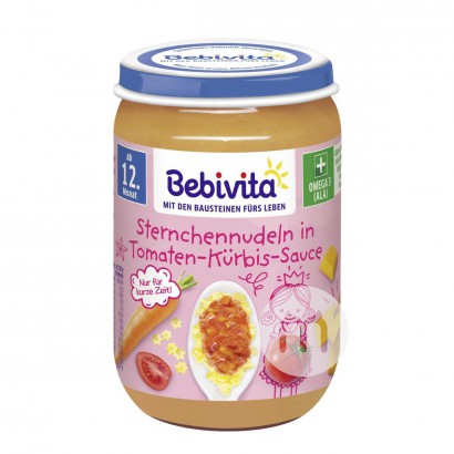 Bebivita 독일12 개월이상  star noodle 야채퓌레 * 6 해외버전