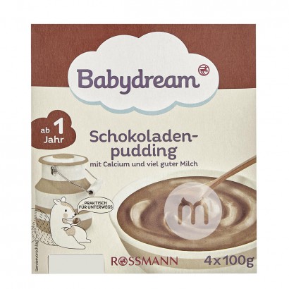 [2 개] Babydream 독일초콜릿푸딩컵 12 개월이상해외판