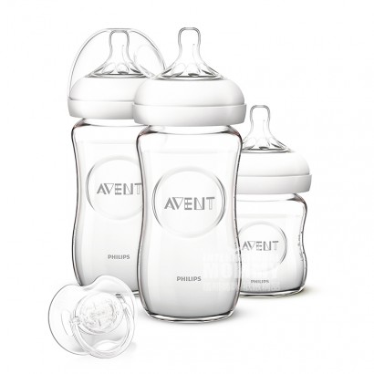 PHILIPS AVENT 영국광구경자연원형유리젖병 4 종세트해외버전