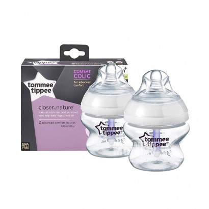 Tommee Tippee 영국넓은입헛배부름 PP 아기병 2 * 150ml 0-3 개월해외버전