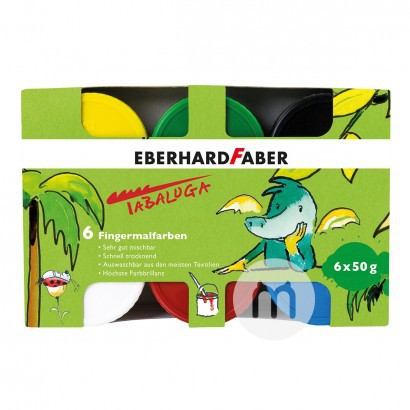 EBERHARD FABER 독일 6 색어린이손가락페인트커버박스해외버전