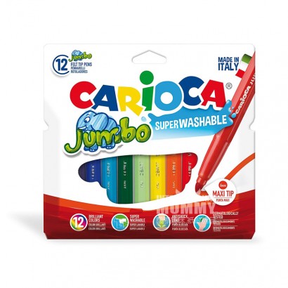 CARIOCA 이탈리아어린이수채화펜 12 색해외버전설정